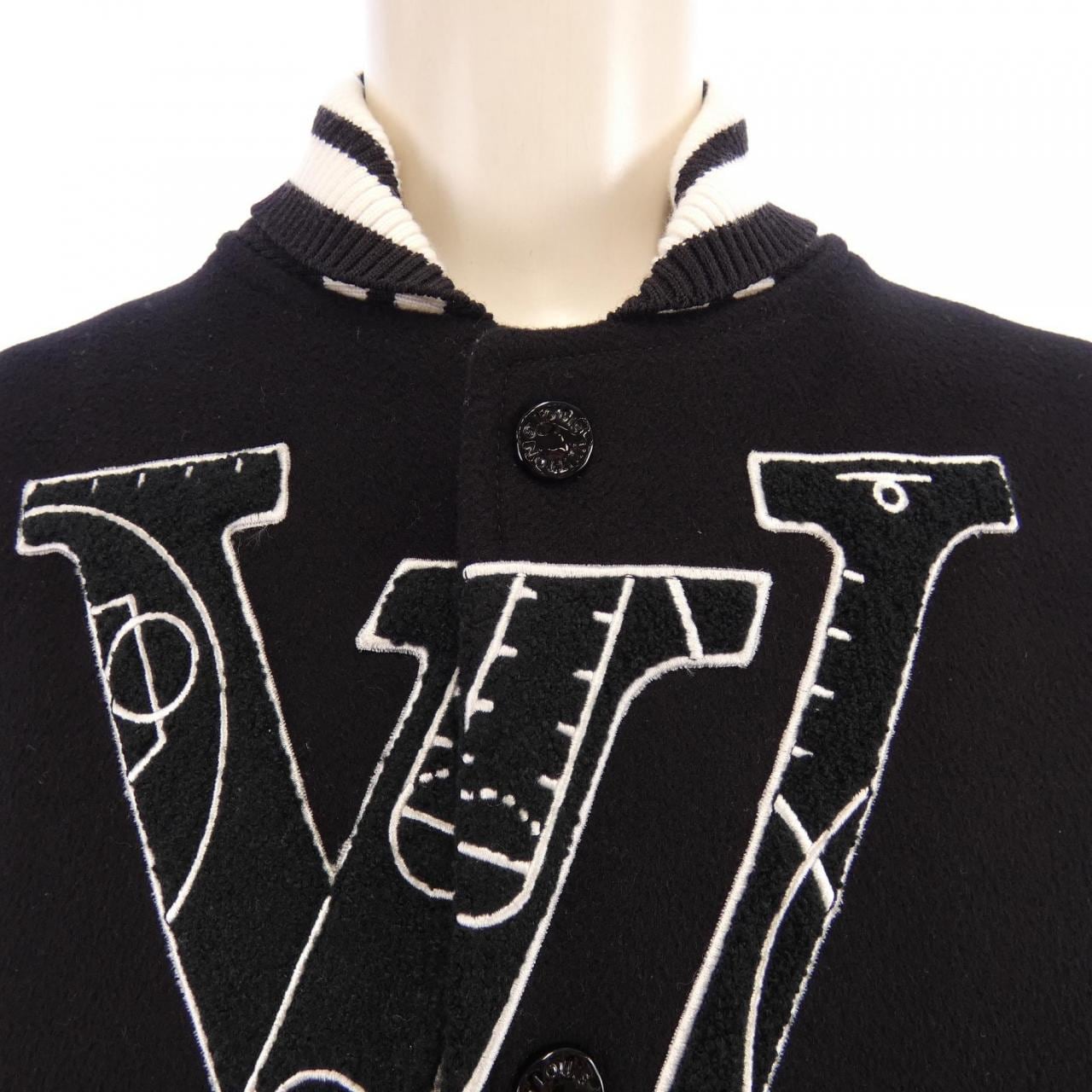 LOUIS VUITTON Vuitton Leather NBA Basketball Jacket HLL02EMJY