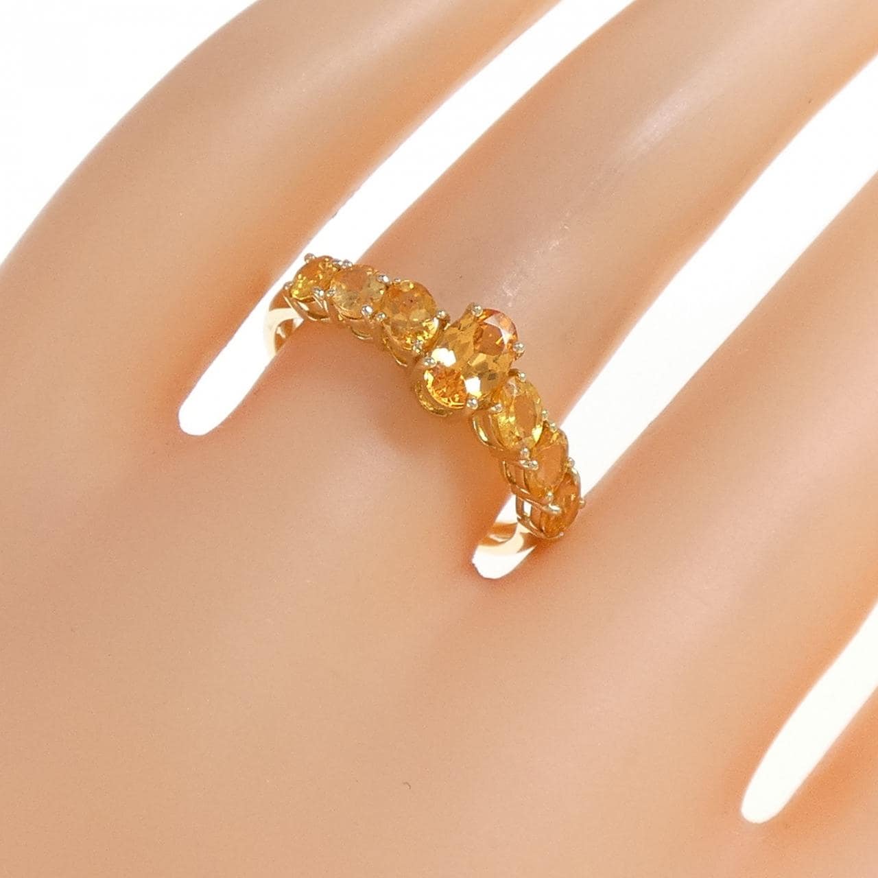 K18YG石榴石戒指1.50CT