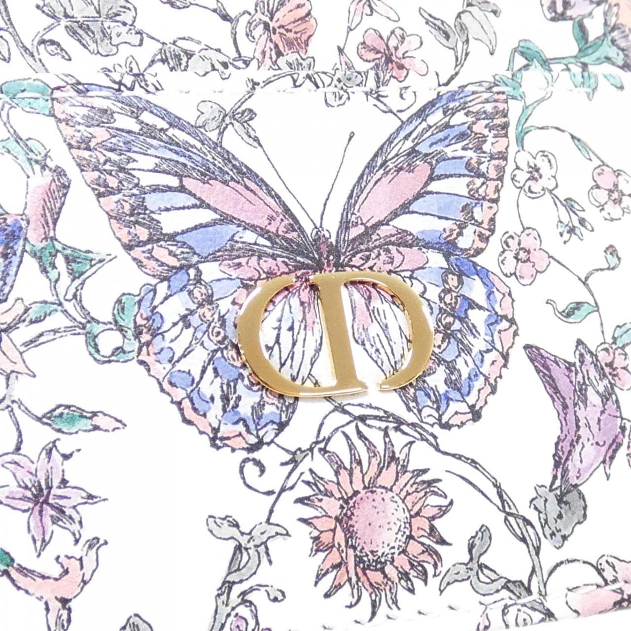 【新品】クリスチャンディオール TOILE DE JOUY PAPILLON ディオール カロ フリージア S5130UZEG カードケース