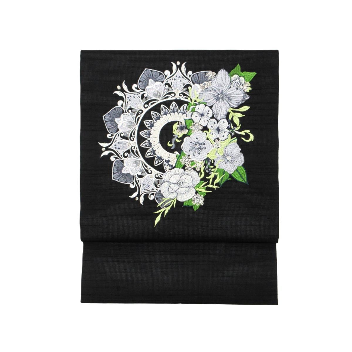 【新品】名古屋帯　刺繍加工