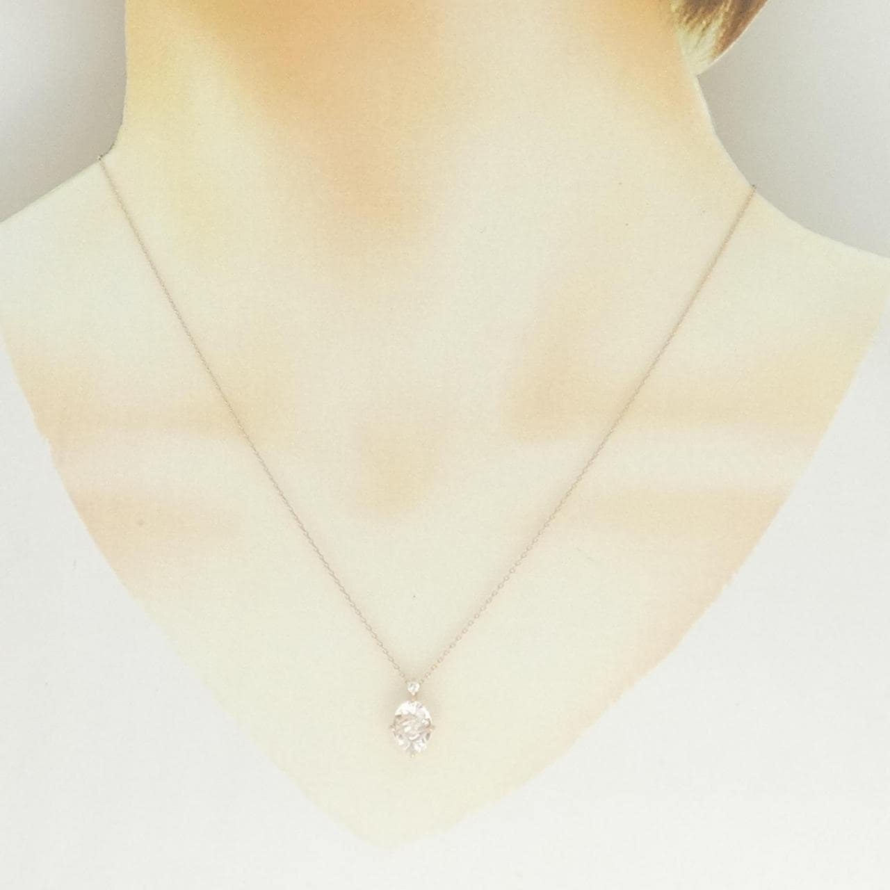 K18PG クオーツ ネックレス 1.32CT