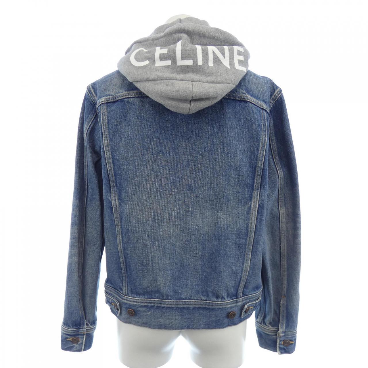 セリーヌ CELINE フード付きトラッカージャケット 2Q374930F デニムジャケット