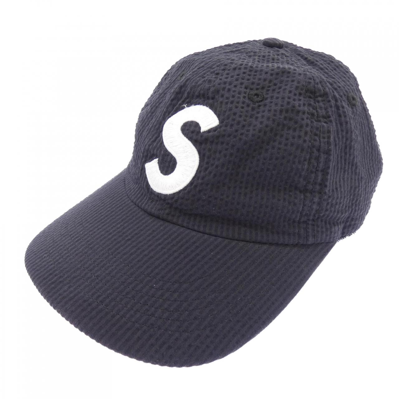 シュプリーム SUPREME SEERSUCKER S-LOGO 6-PANEL キャップ