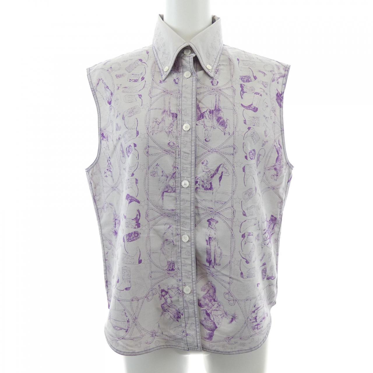 【ヴィンテージ】エルメス HERMES RODEO DES COWGIRLS ツイルレーヌ. ベスト