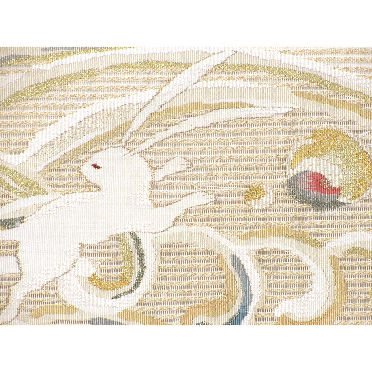 夏袋帯　絽綴織