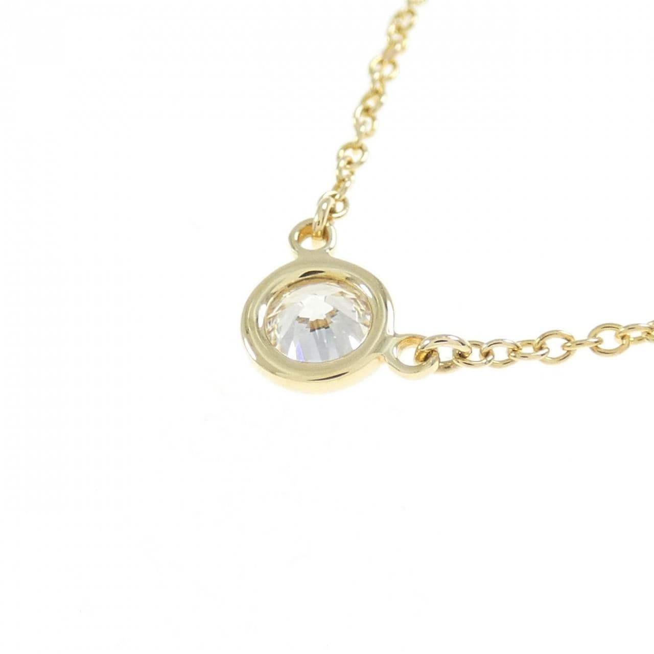 ティファニー バイザヤード ネックレス 0.20CT F VS1 EXT