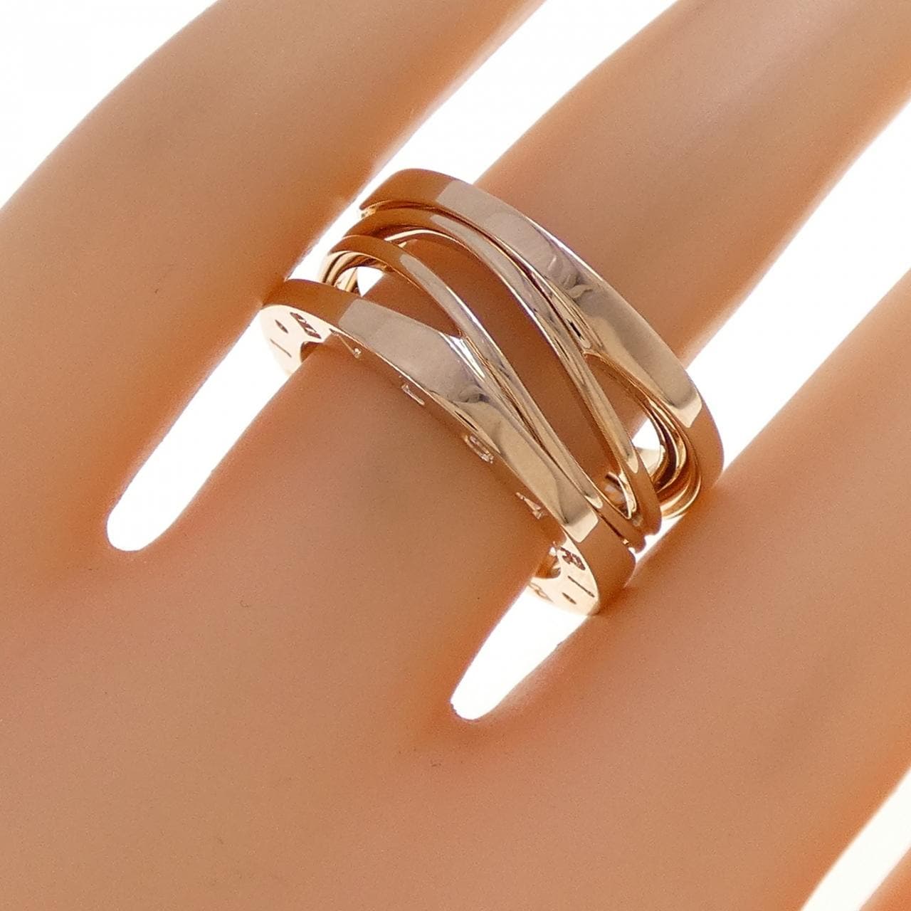 ブルガリ B.zero1 デザイン レジェンド 3バンド リング