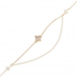 K18PG ダイヤモンド ブレスレット 0.372CT
