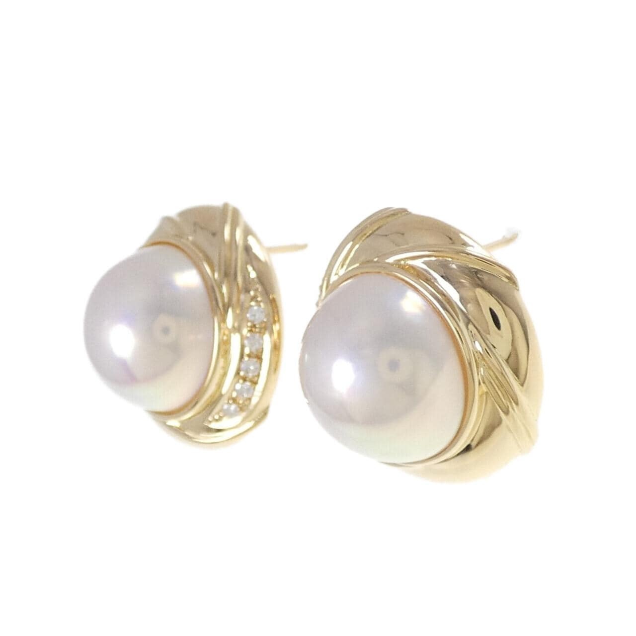 K18YG マベパール ピアス