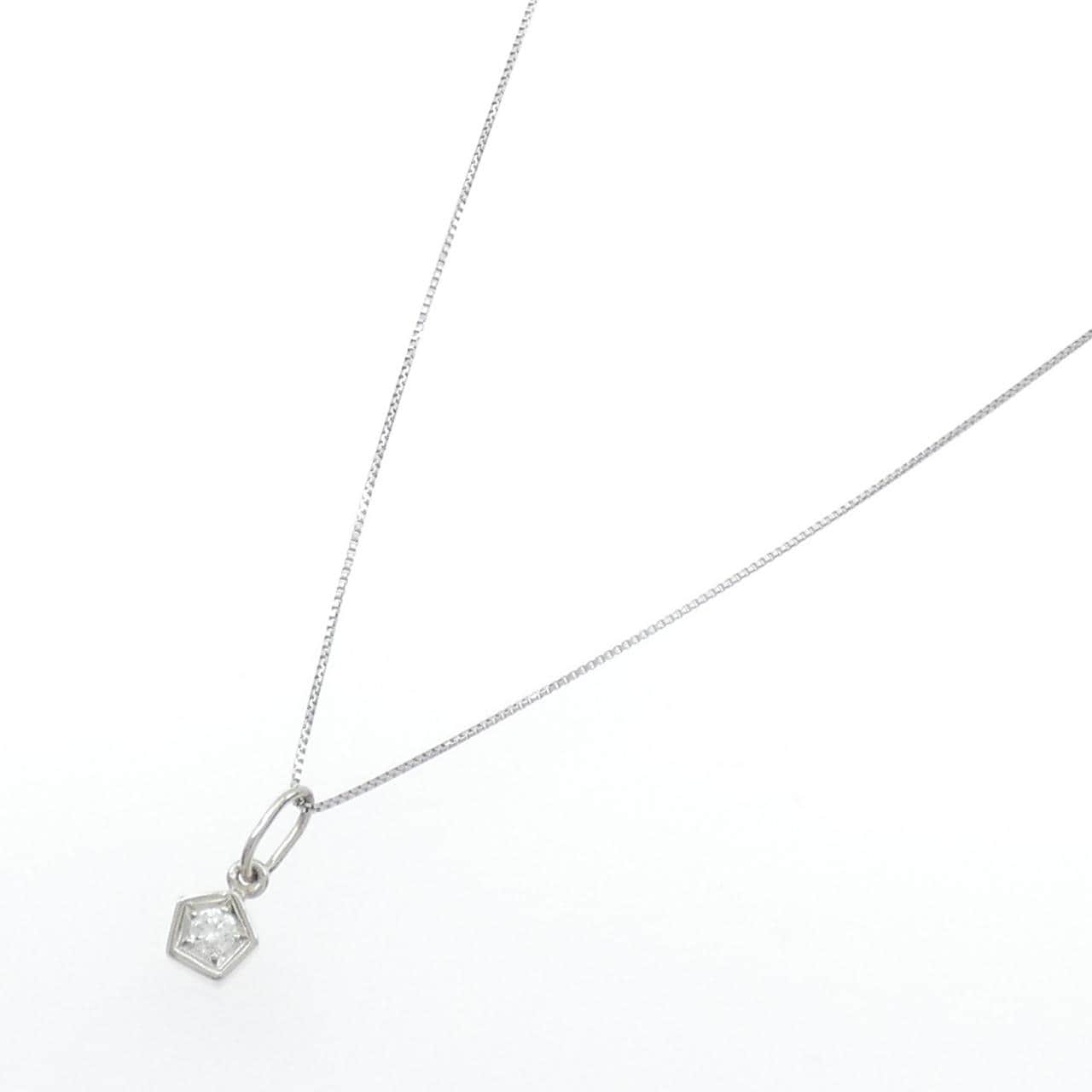 PT900/PT850 ダイヤモンド ネックレス 0.09CT