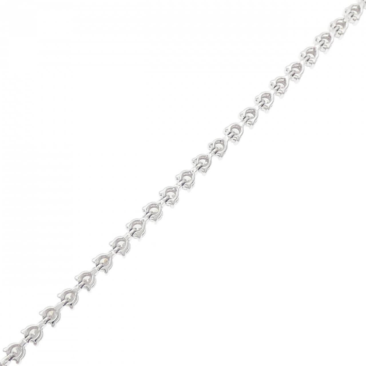 750WG ダイヤモンド ブレスレット 2.92CT