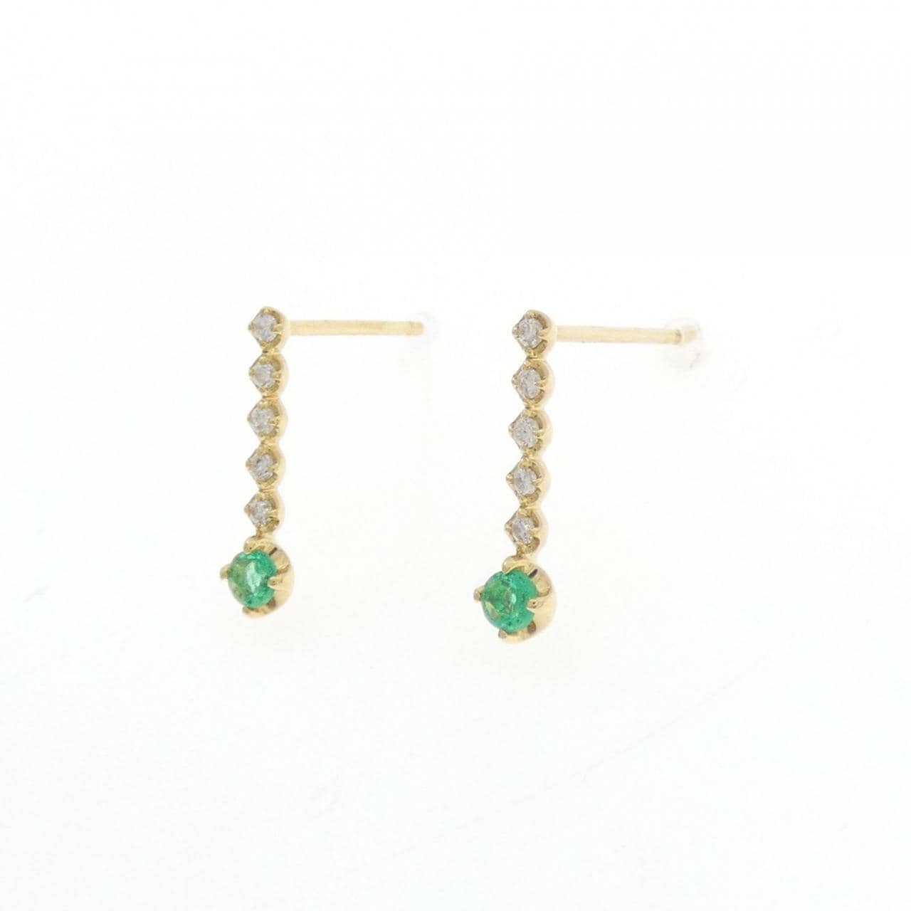 リラ エメラルド ピアス