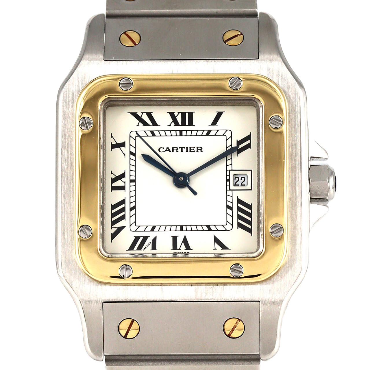 カルティエ サントスLM コンビ 81036288 SSxYG 自動巻