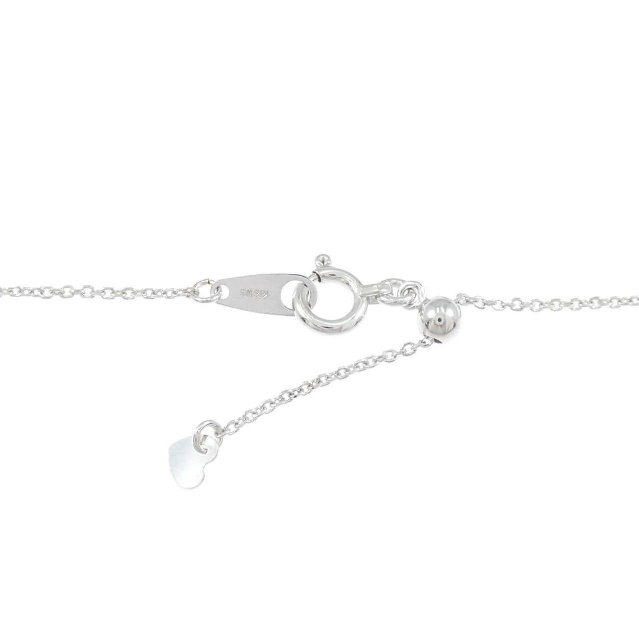 K18WG ダイヤモンド ネックレス 0.23CT