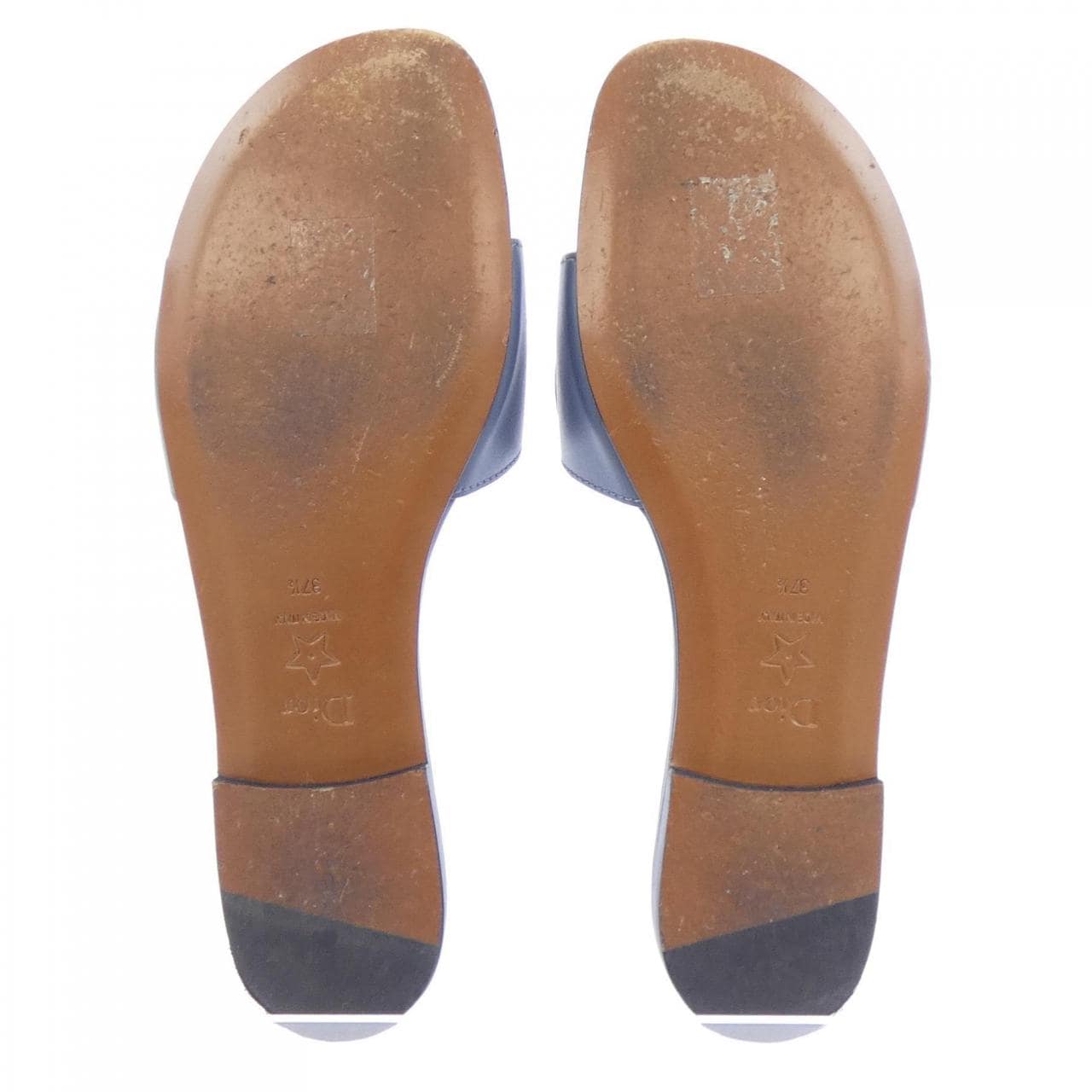 クリスチャンディオール CHRISTIAN DIOR カーフスキン D-CLUB スライド サンダル