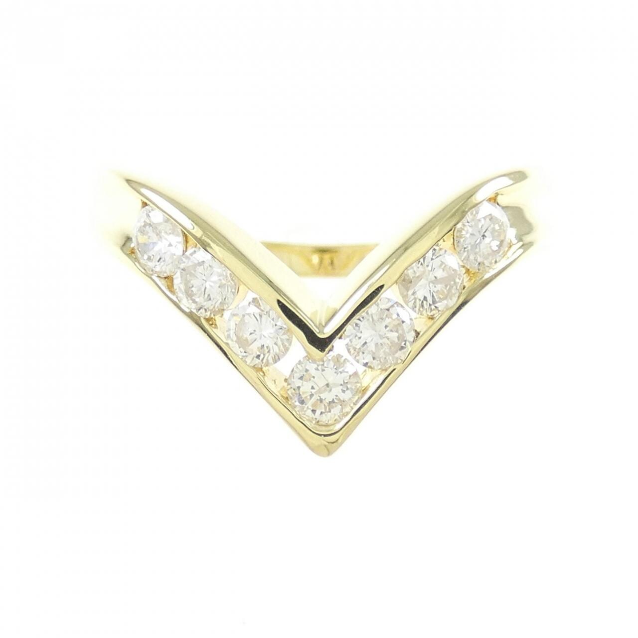 K18YG ダイヤモンド リング 0.50CT