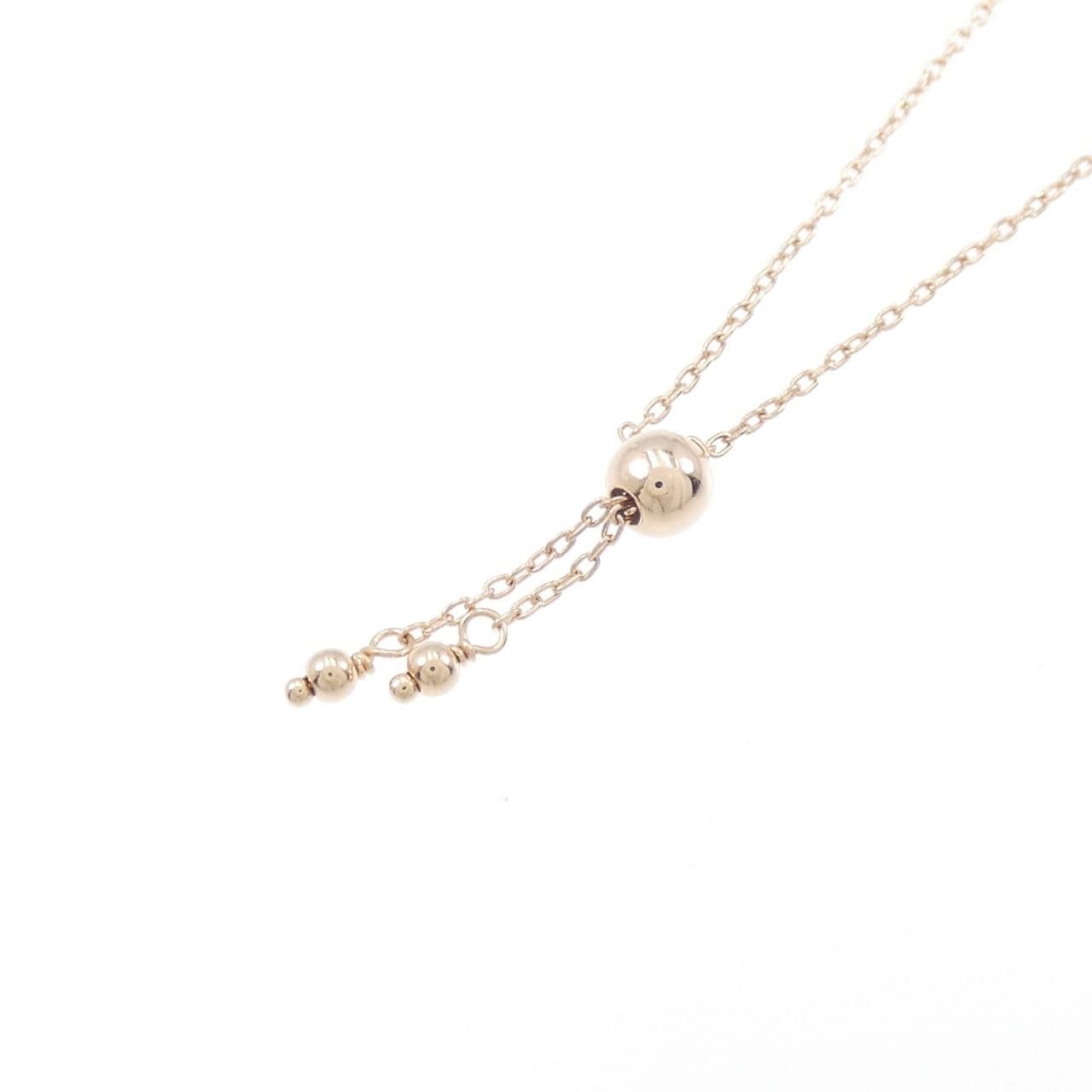 K10PG イニシャルN ダイヤモンド ブレスレット