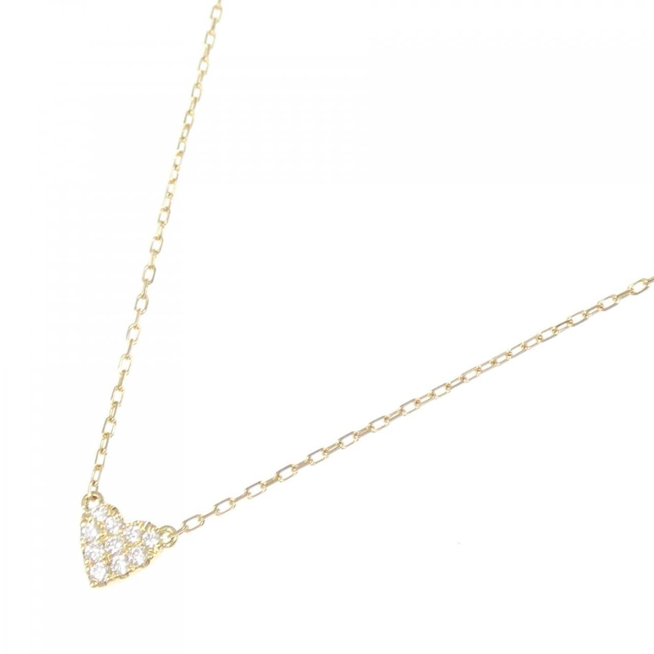 アーカー ハートパヴェ ネックレス 0.05CT