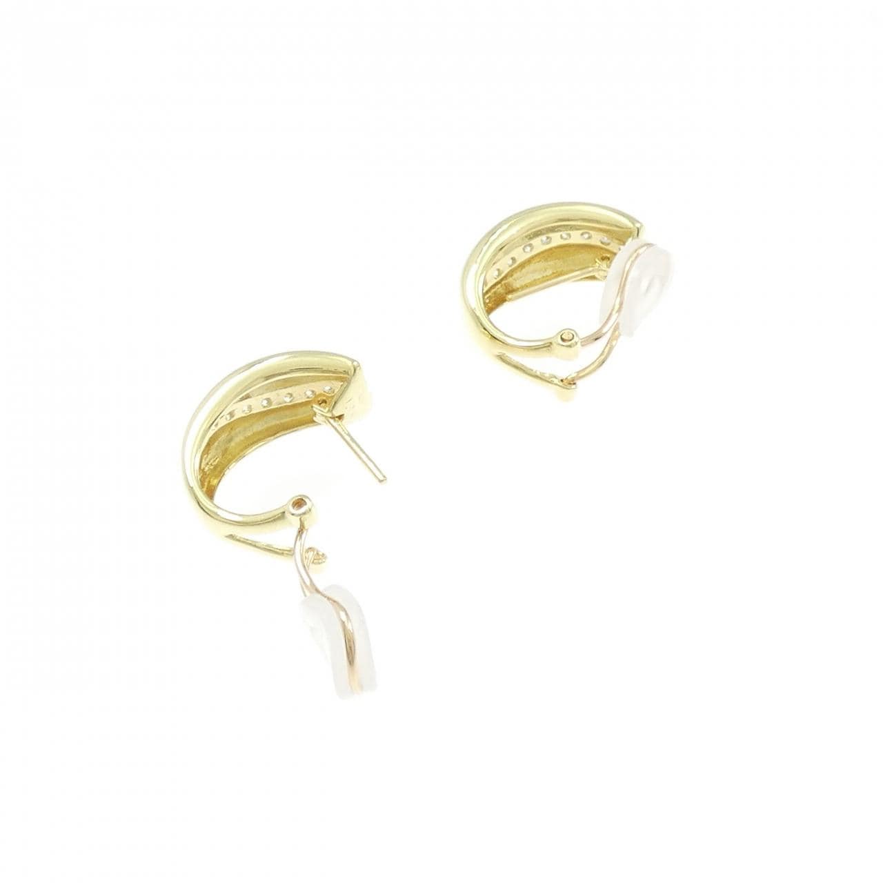 K18YG ダイヤモンド ピアス 0.40CT