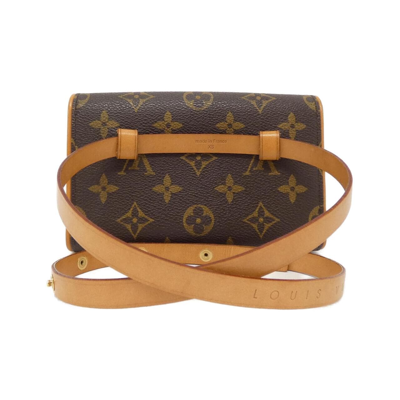 LOUIS VUITTON Monogram Pochette Florentine XS M51855+M67303 Waist Bag