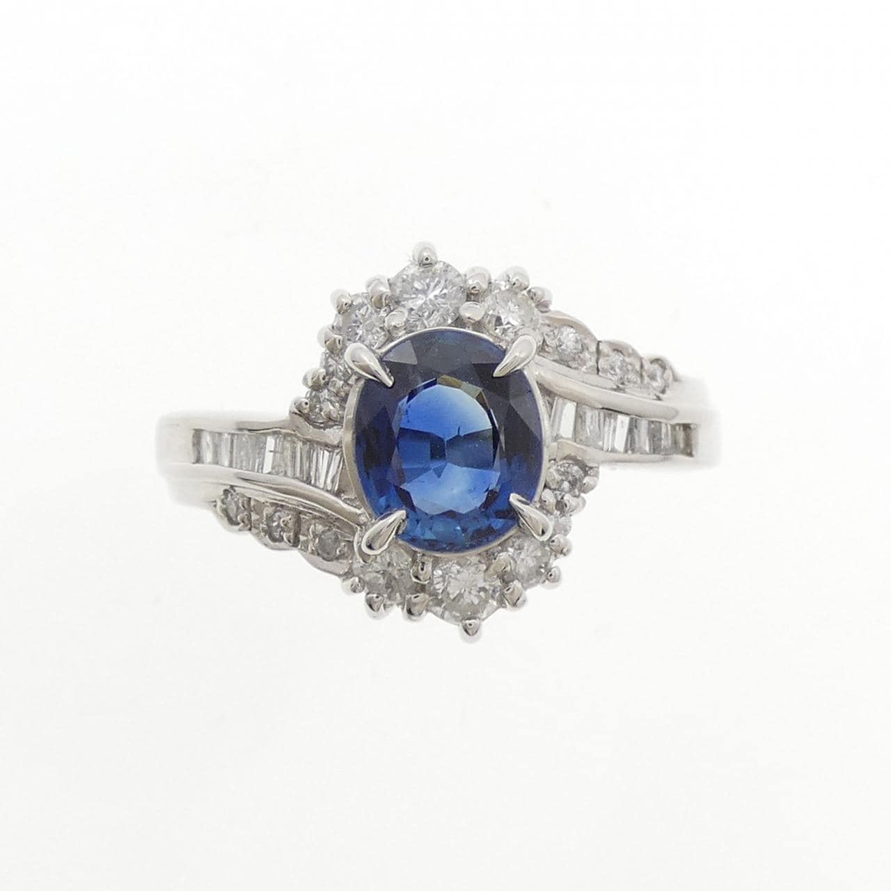 PT900 サファイヤ リング 1.30CT