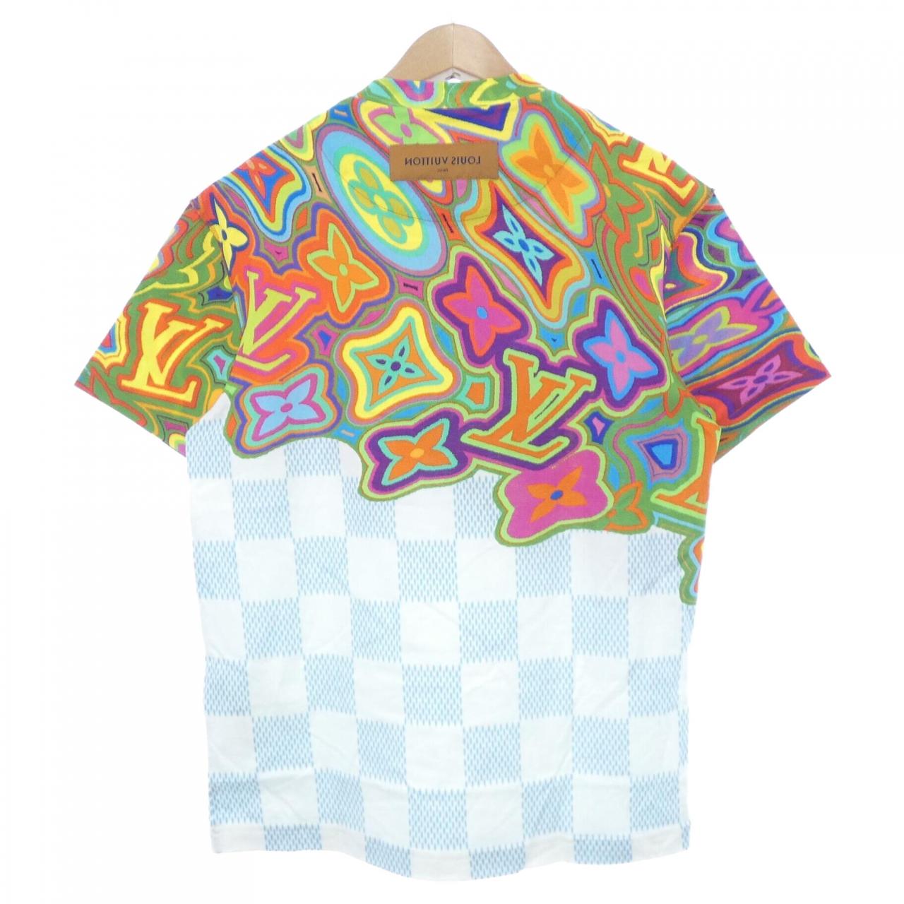 ルイヴィトン LOUIS VUITTON プリンテッドダミエLVTシャツ HKY74WNPG Tシャツ
