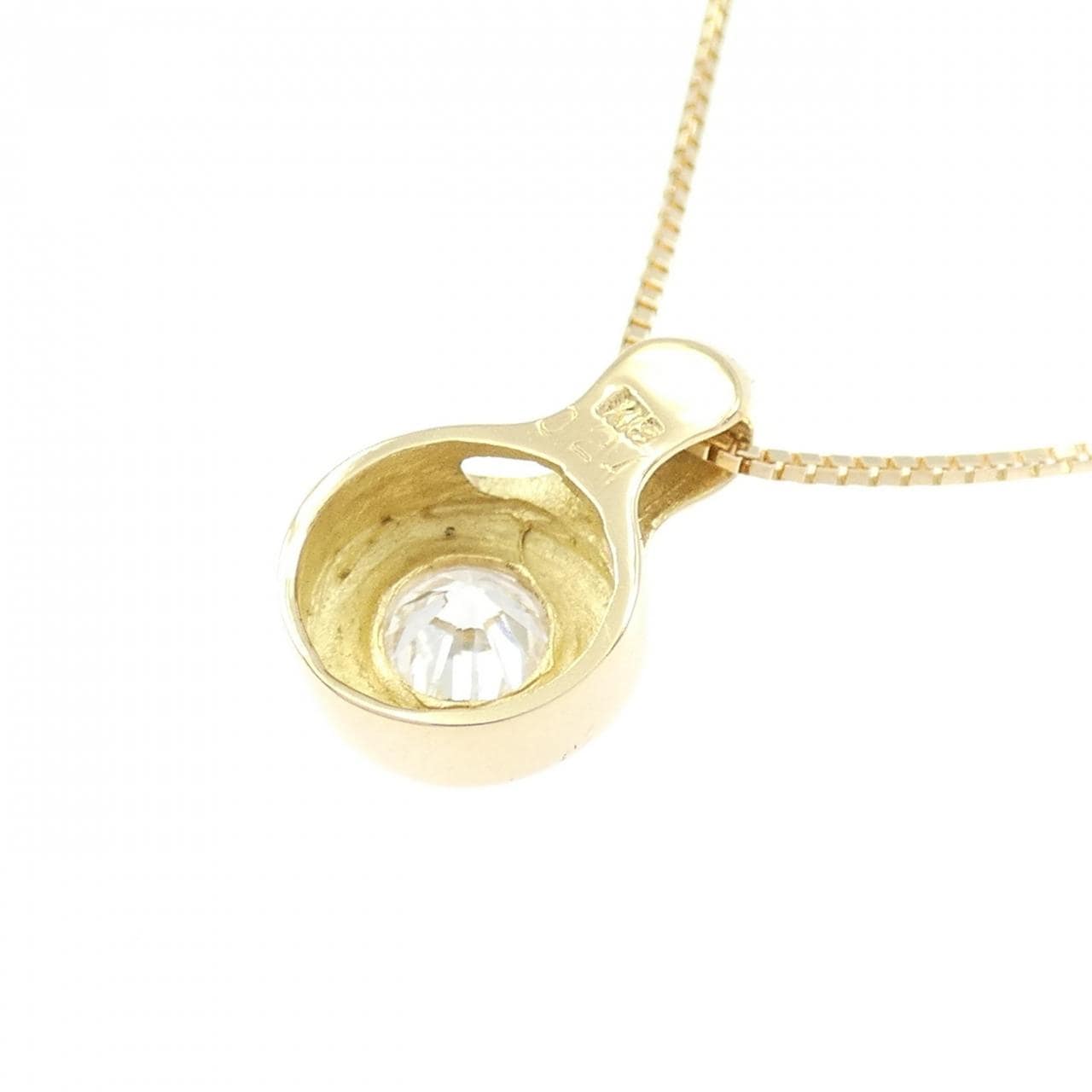 K18YG ダイヤモンド ネックレス 0.27CT