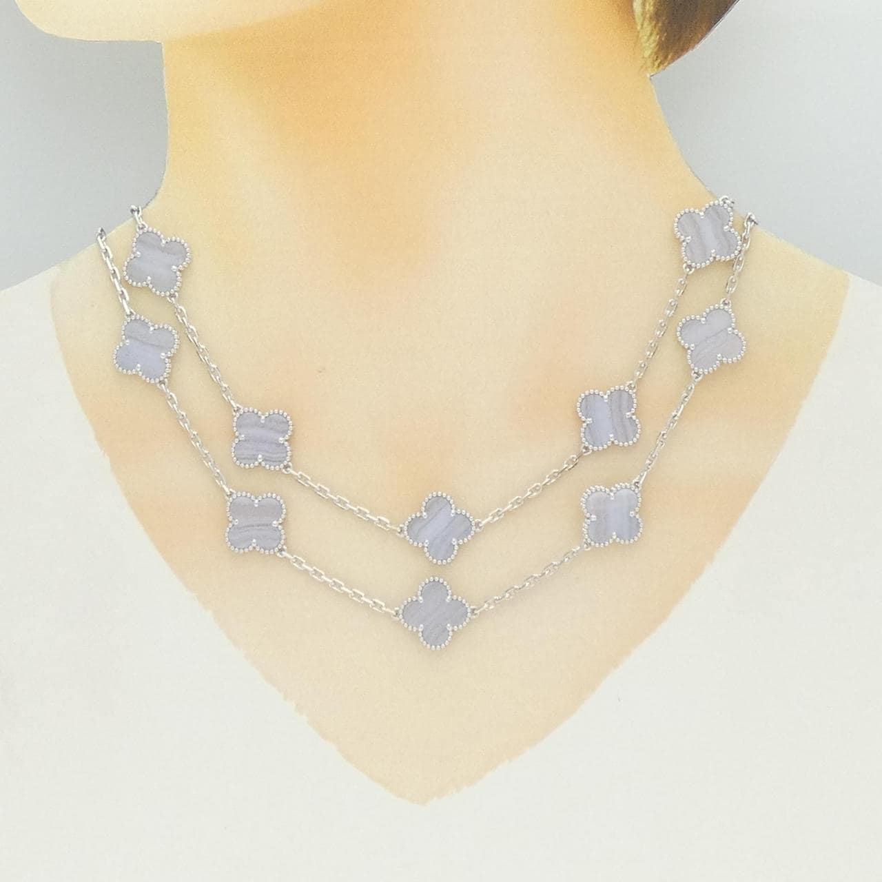 ヴァンクリーフ&アーペル ヴィンテージアルハンブラ 20P ネックレス