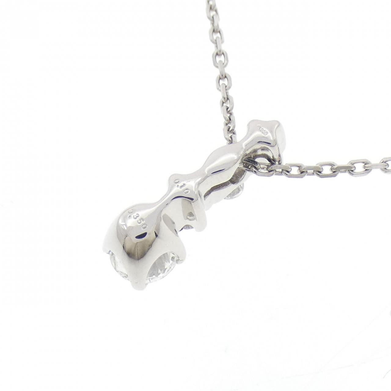 PT900/PT850 ダイヤモンド ネックレス 0.350CT