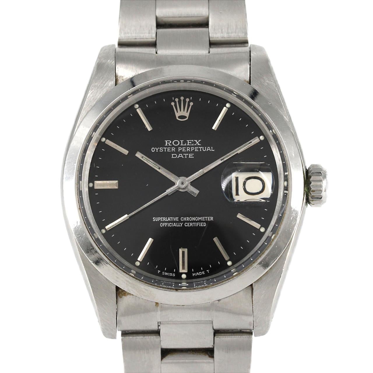 【ノーメンテナンス還元価格】ロレックス オイスターパーペチュアルデイト 1500 SS 自動巻 6番台