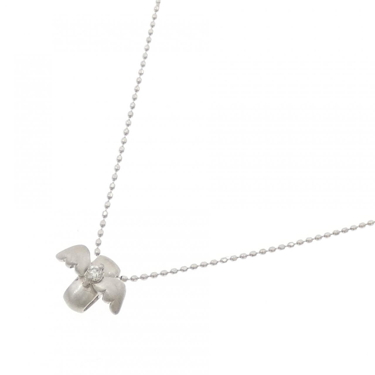 PT900/PT850 ダイヤモンド ネックレス 0.02CT