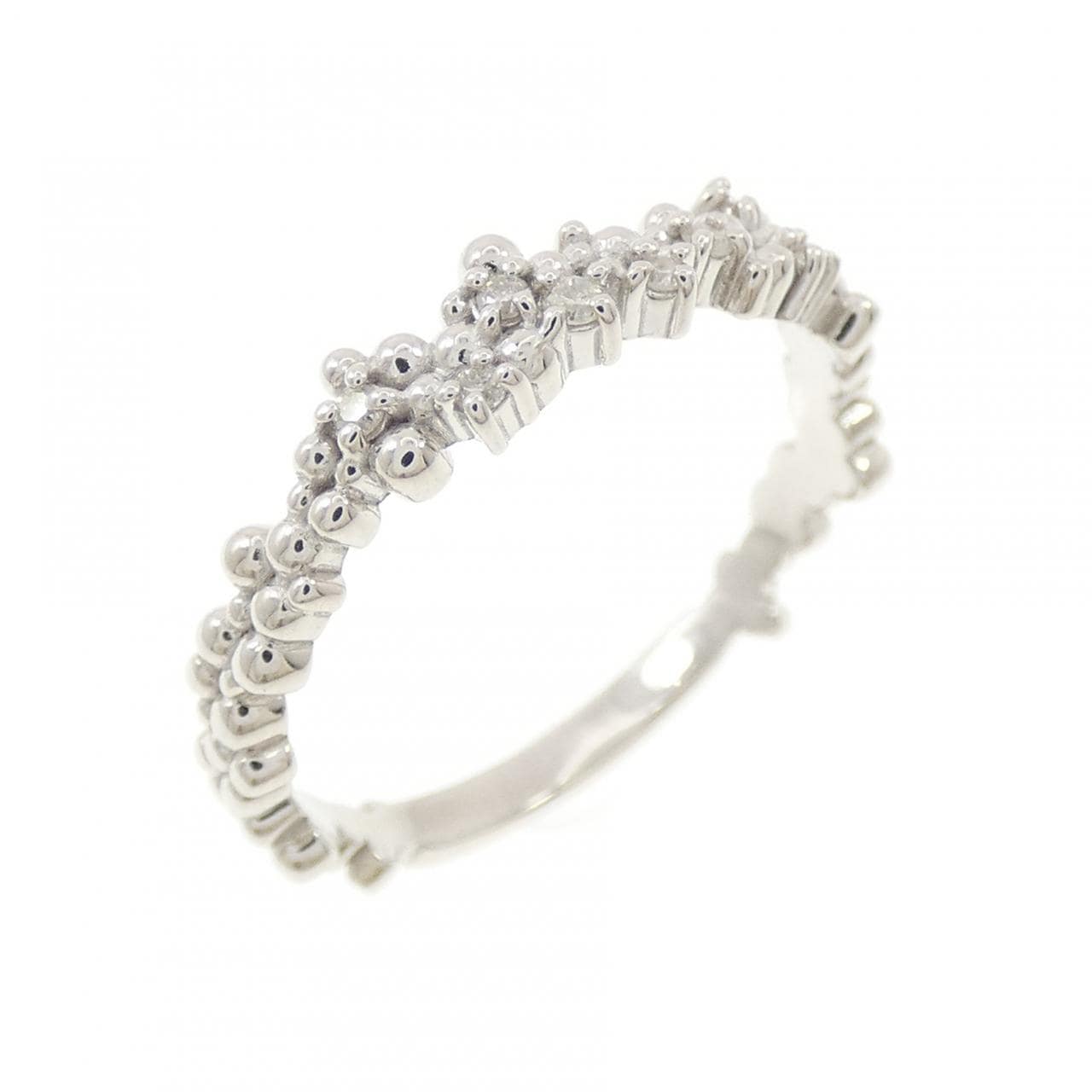 アガット ダイヤモンド リング 0.04CT