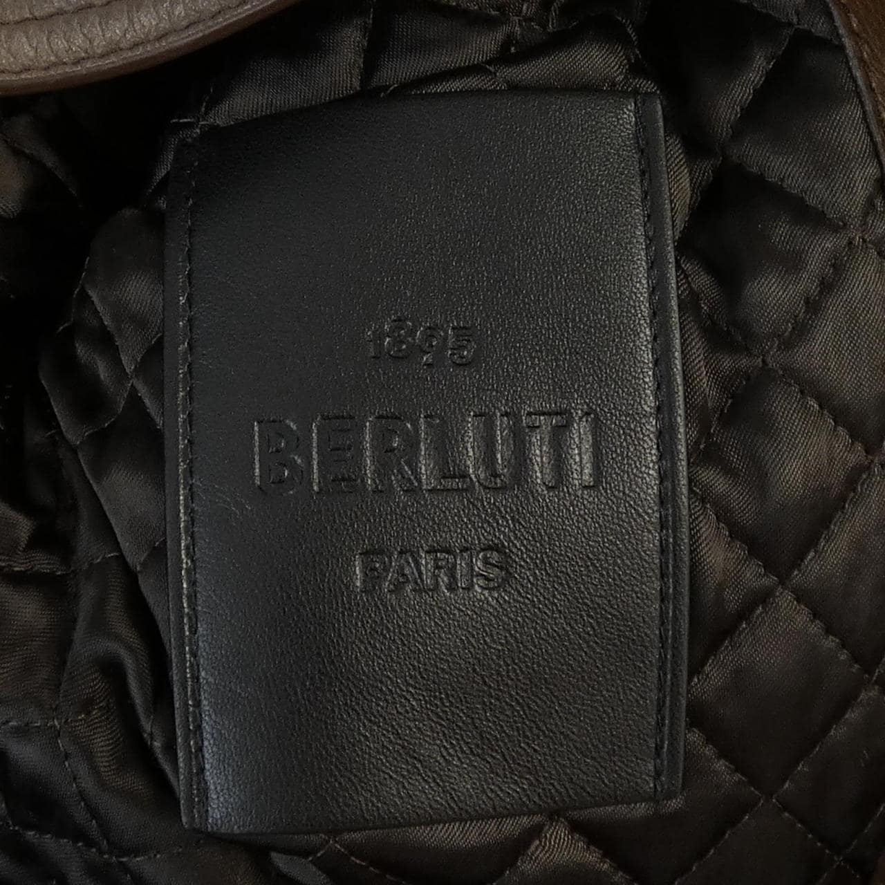 ベルルッティ Berluti パティーヌ　ペルフェクト R25LBL134 レザーライダースジャケット