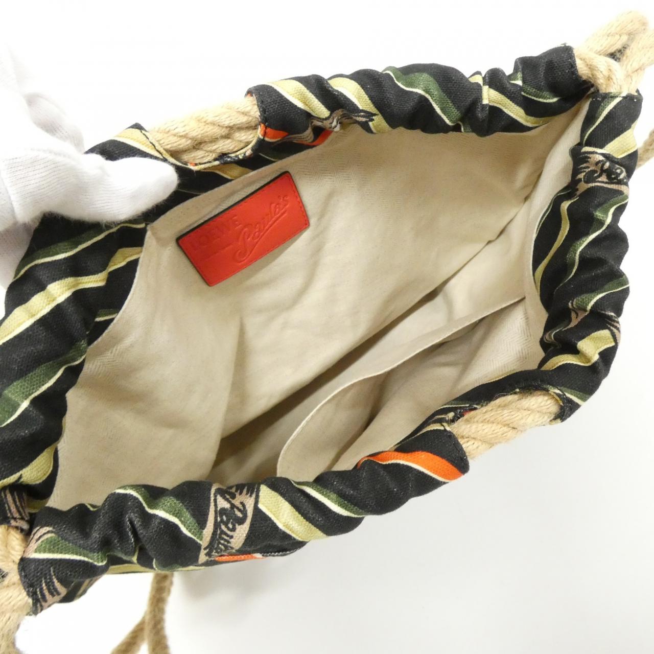 ロエベ PAULA'S IBIZA YAGO CANVAS BACKPACK リュックサック