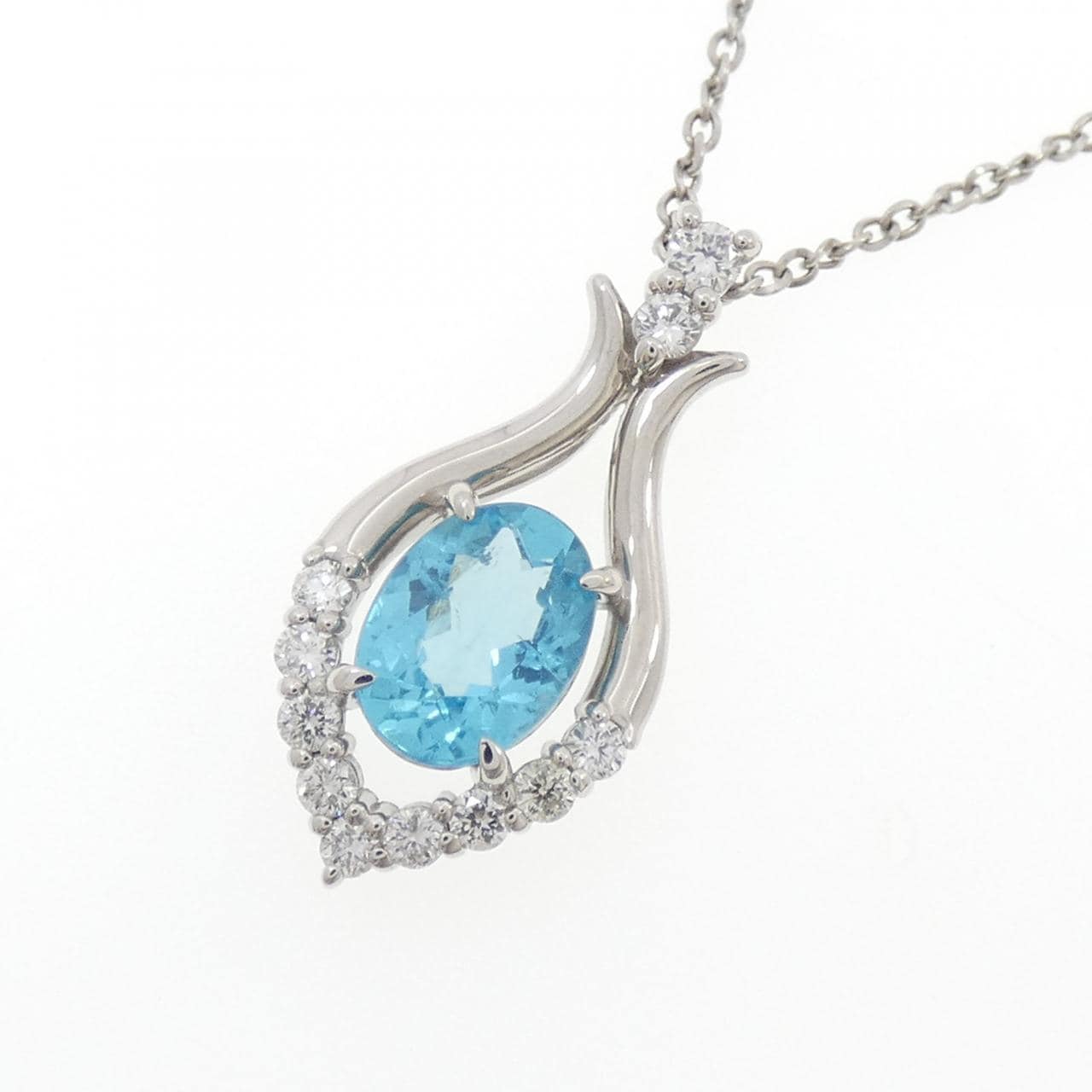 PT950/PT850 アパタイト ネックレス 0.990CT