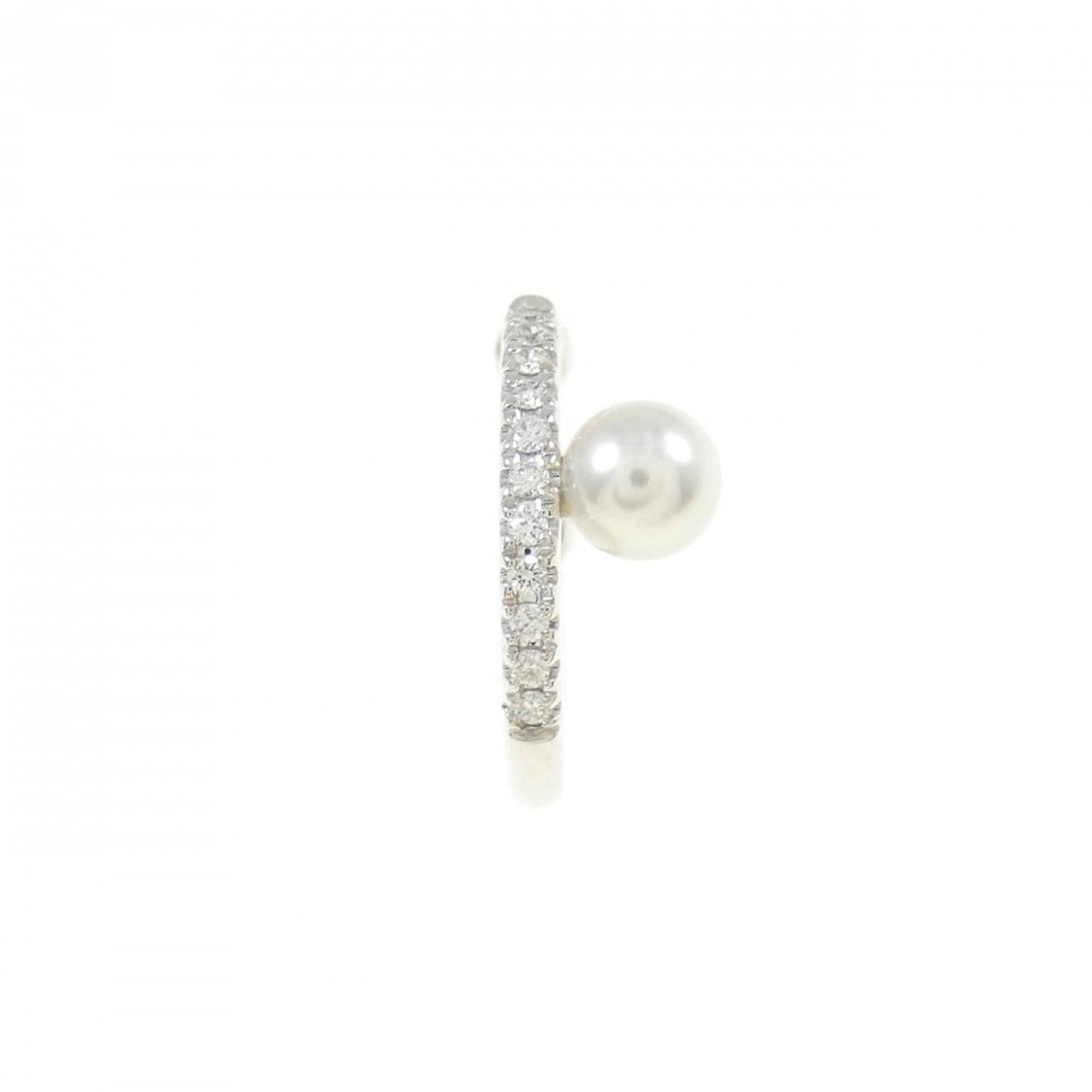 Mizuki Akoya Pearl Ear Cuff 4mm Single Ear