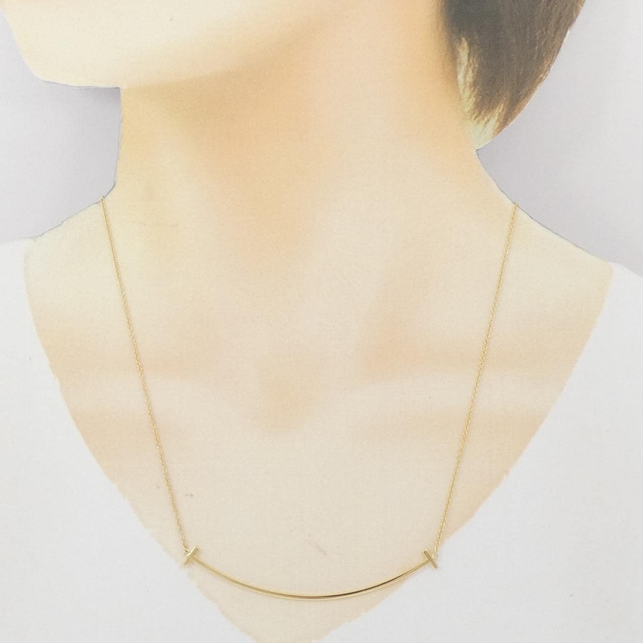 ティファニー Tスマイル ラージ ネックレス