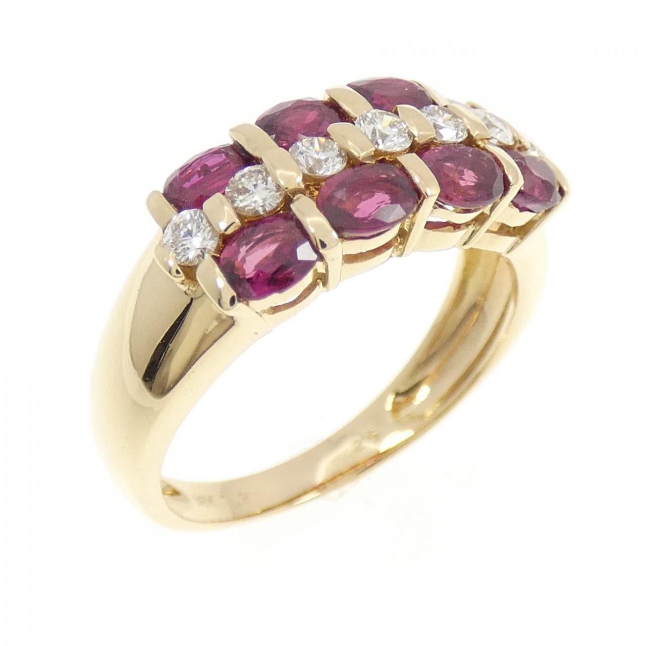 18KYG ルビー リング 1.21CT