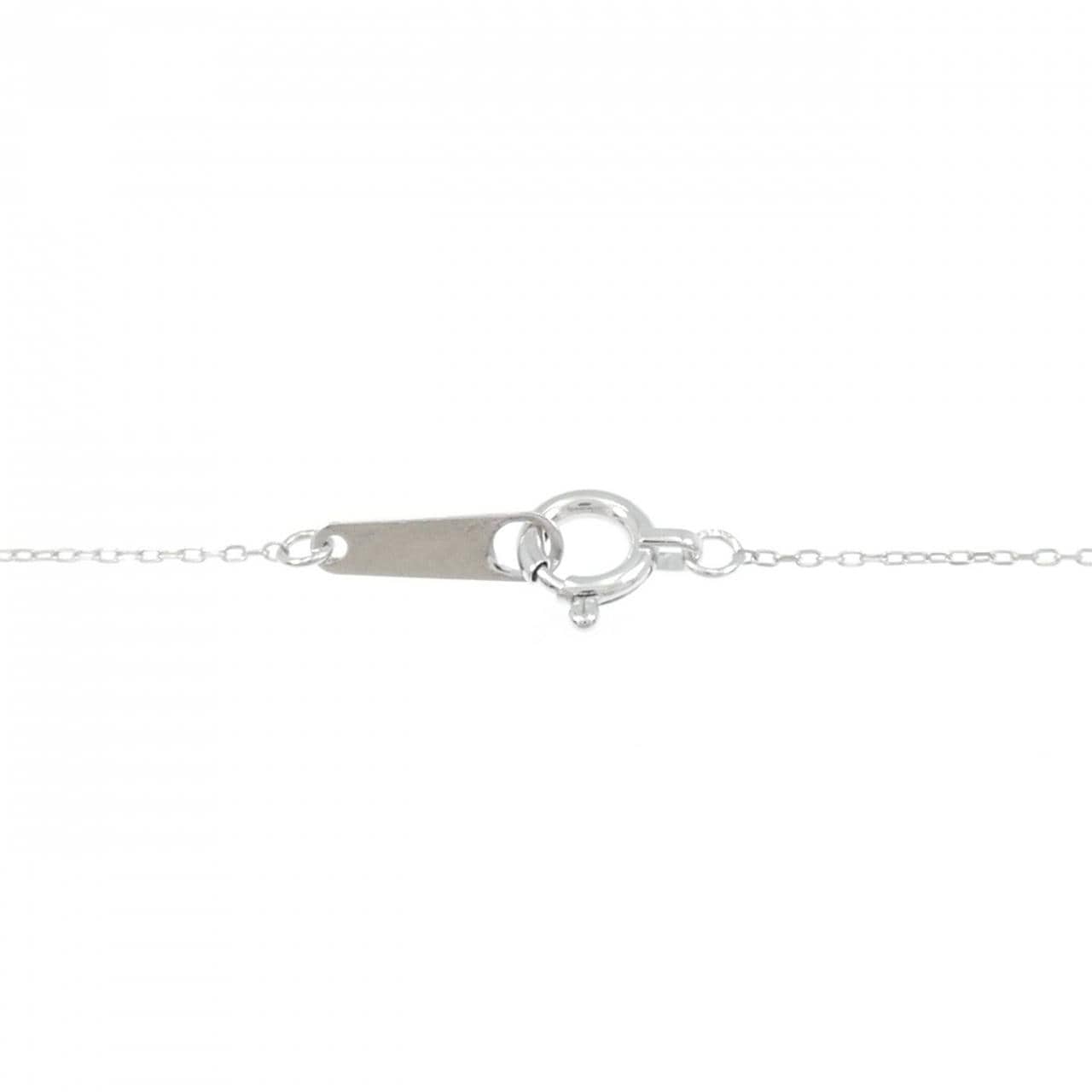 K10WG キー ダイヤモンド ネックレス 0.02CT