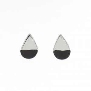 [BRAND NEW] K10WG Onyx Earrings