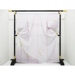 【新品】単衣　絽訪問着　友禅加工