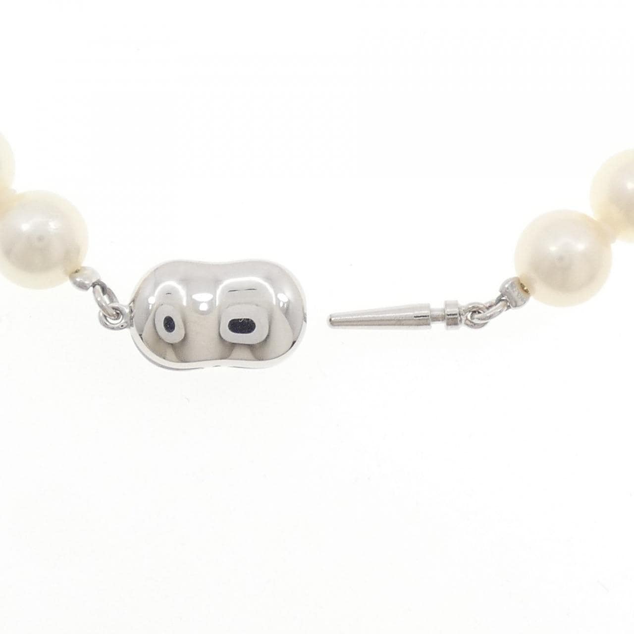 シルバークラスプ アコヤパール ネックレス 7-7.5mm