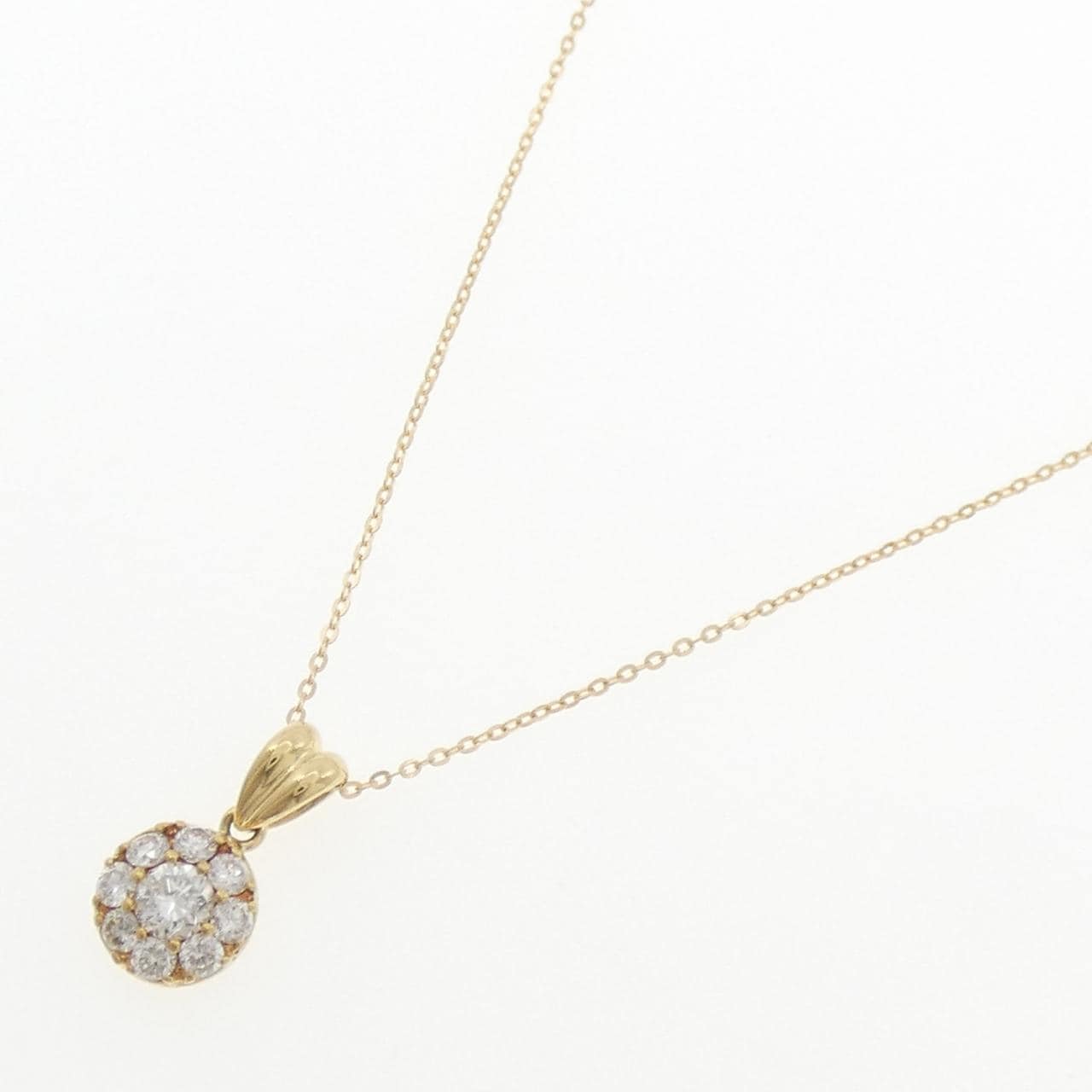 K18YG ダイヤモンド ネックレス 0.50CT