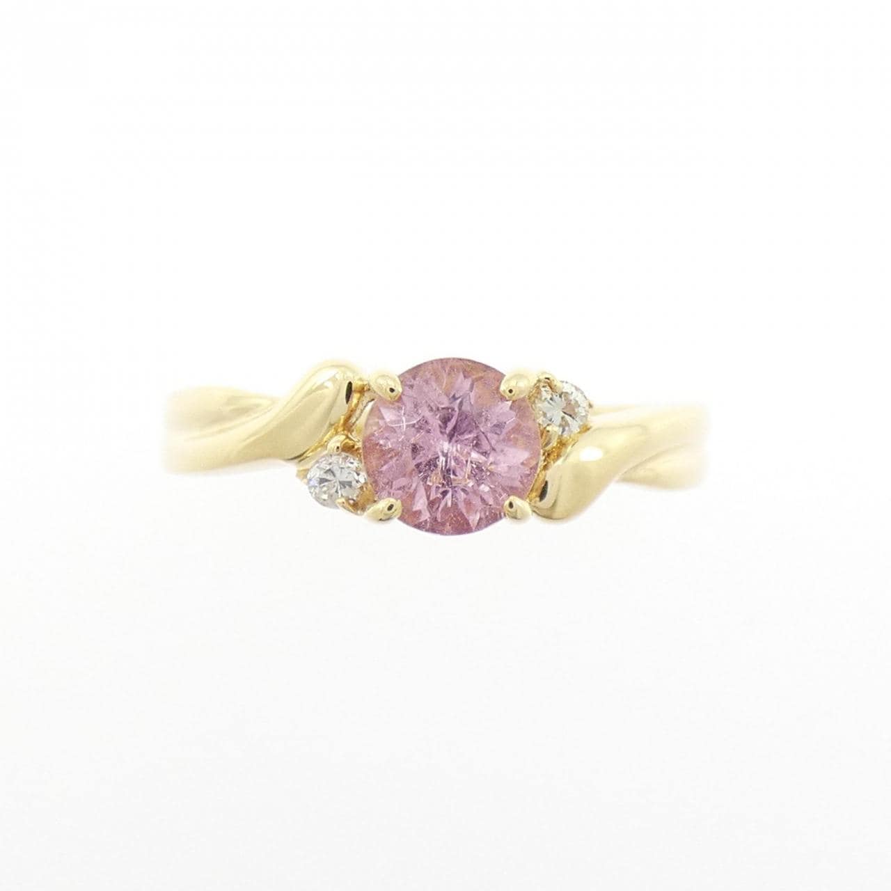 K18YG トルマリン リング