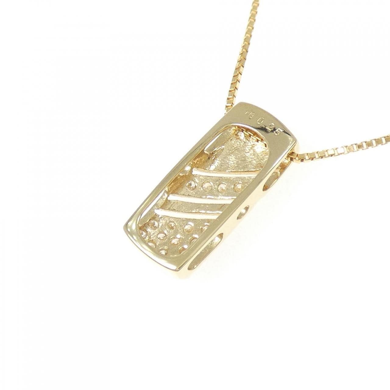K18YG ダイヤモンド ネックレス 0.25CT