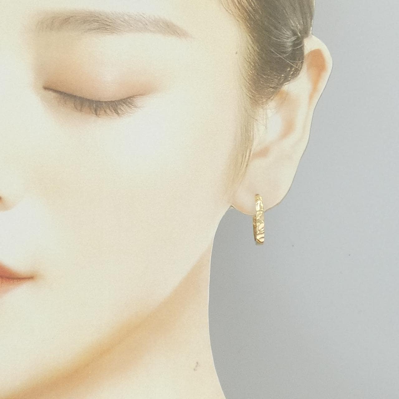 エスジェーエックス テクスチャー クリック ピアス 片耳