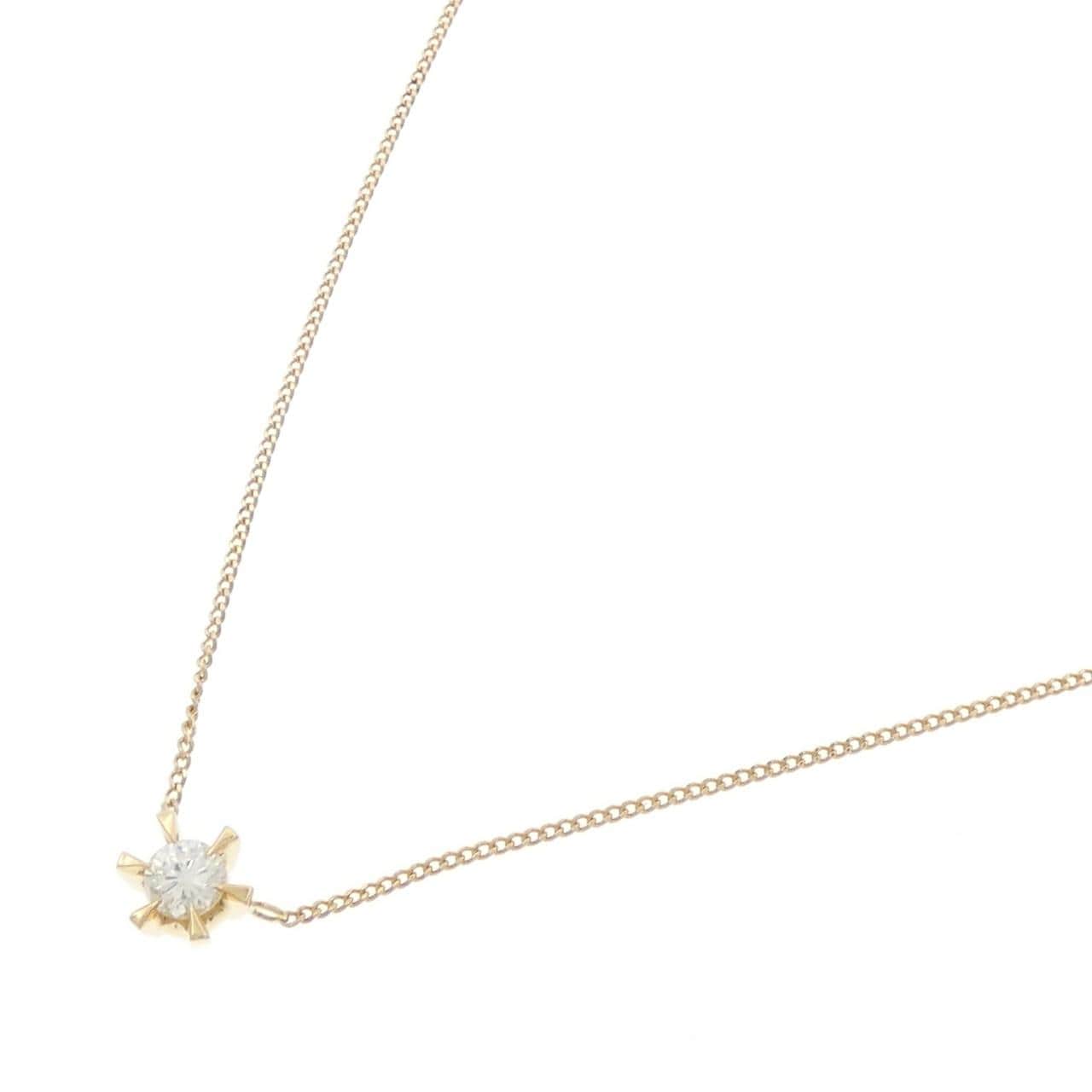 K18YG ダイヤモンド ネックレス 0.23CT