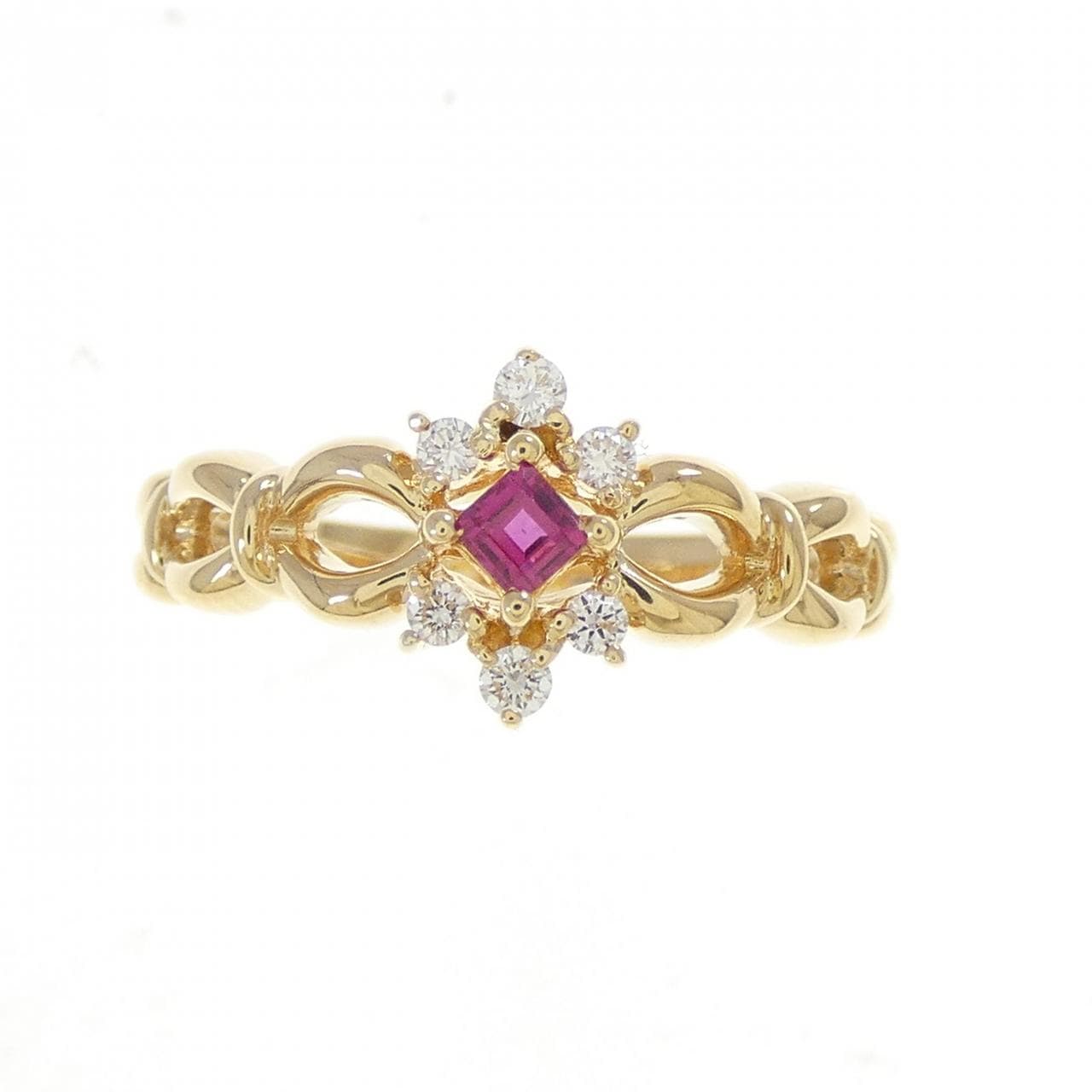 ポーラ ルビー リング 0.11CT