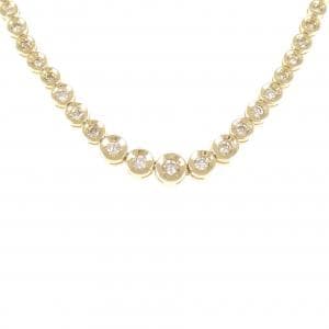 K18YG ダイヤモンド ネックレス