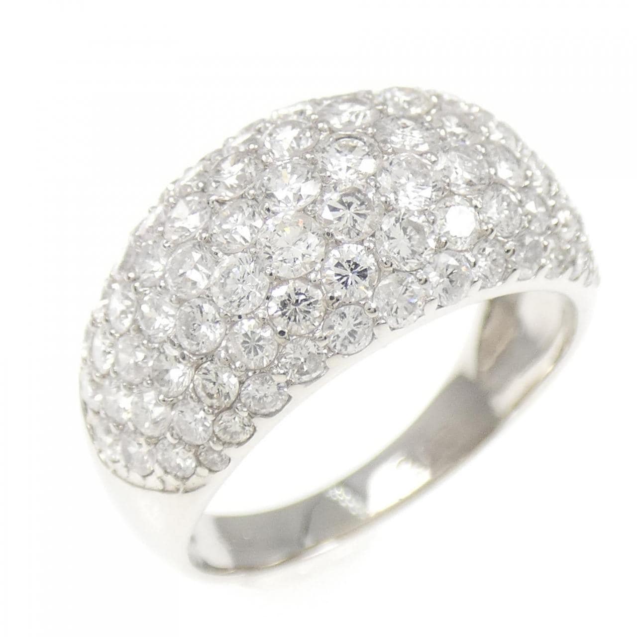 PT900 パヴェ ダイヤモンド リング 2.00CT